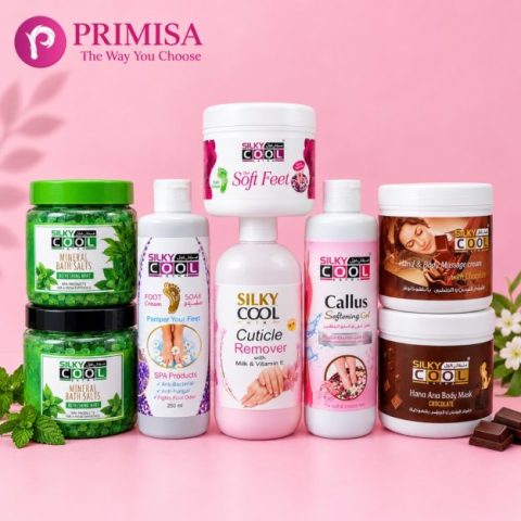 SILKY COOL Manicure & Pedicure Kit – 8 Product